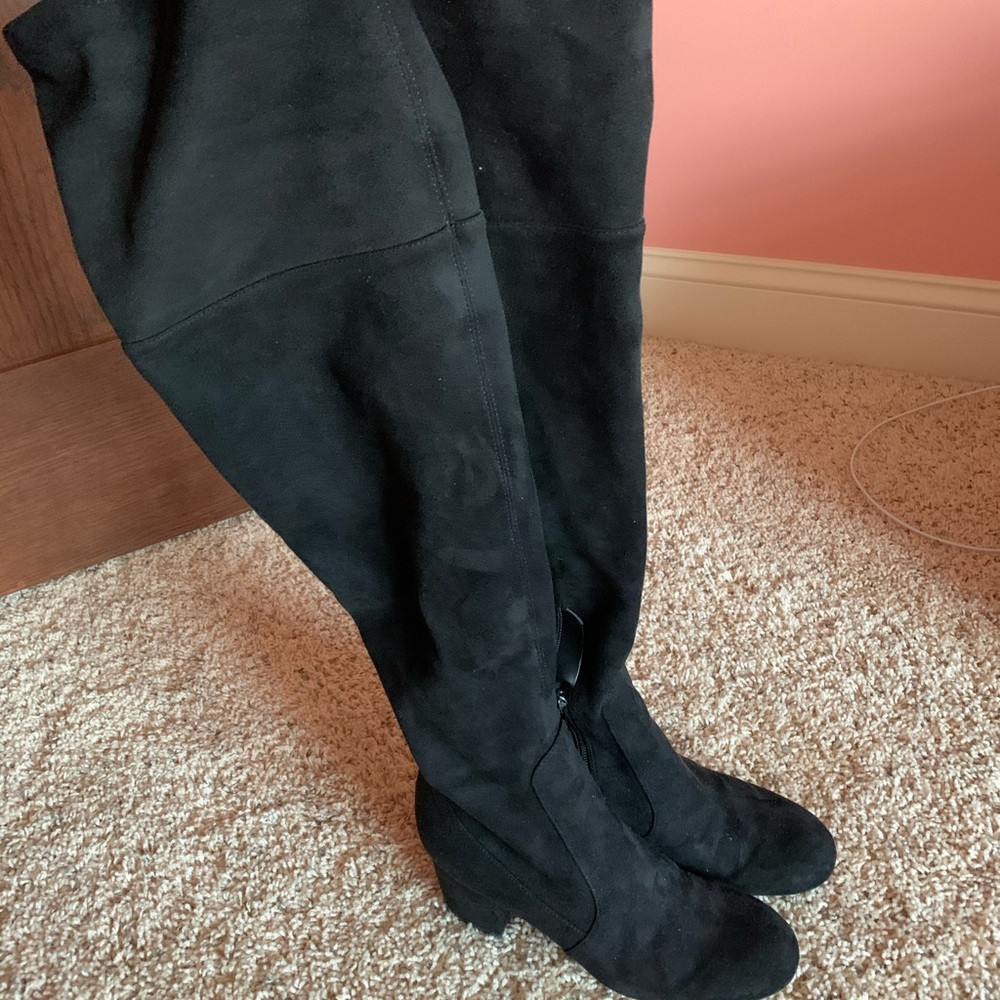 Sam Edelman Varona black over the knee boots